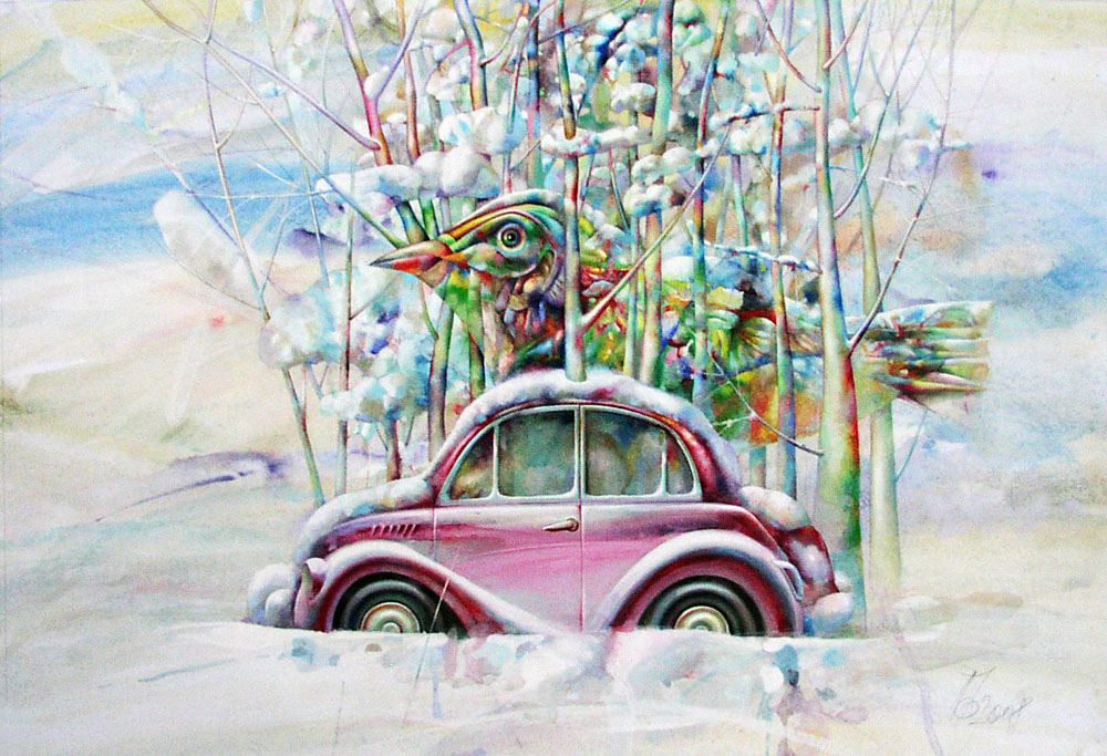 «Забуті». 2008. Папір, акварель